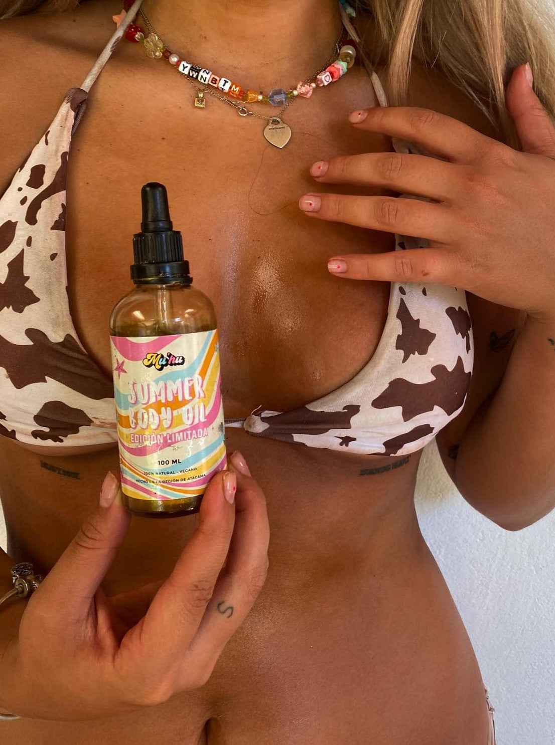 Summer body oil